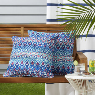 TOMMY BAHAMA Outdoor Square Pillow Cover & Insert (Set of 2)