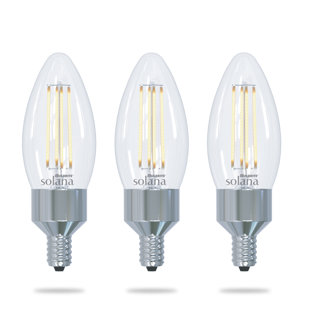 BULBRITE SOLANA 40 Watt Equivalent B11 E12/Candelabra 2700K LED Smart Bulb