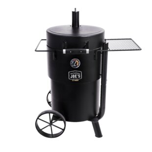 Oklahoma Joe's Bronco Charcoal Drum Smoker, Black