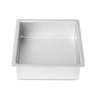 Last Confection 8'' Square Aluminum Classic Cake Pan