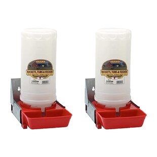 MILLER MANUFACTURING Plastic Waterer (Set of 2)