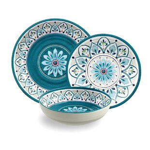 LATITUDE VIVE Mauricio Melamine Dinnerware - Service for 4