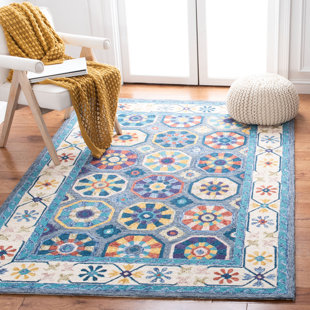 BUNGALOW ROSE Cyriel Wool Geometric Rug