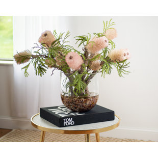 DARBYCREEKTRADING Faux Silk Mixed Arrangement in Vase