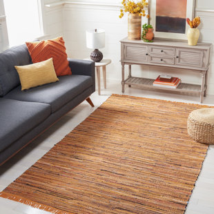 UNION RUSTIC Desimone Rug Hand Woven Cotton Striped Rug