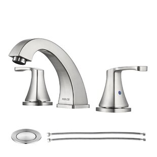 PARLOS HOME Widespread 2-handle Bathroom Faucet with Drain Assembly