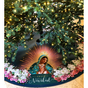 ARTZTEX Lady of Guadalupe Tree Skirt Mat