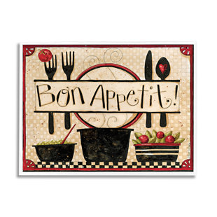 ASTORIA GRAND " Bon Appetit Phrase Vintage Kitchen Cooking Charm " by Dan DiPaolo