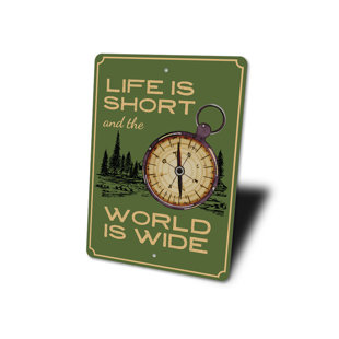 LIZTON SIGN SHOP, INC Old Compass Aluminum Sign