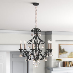 ASTORIA GRAND Vanderbilt 6 - Light Dimmable Classic / Traditional Chandelier