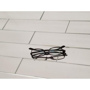 ABOLOS 12" x 3" Glass Peel & Stick Subway Tile