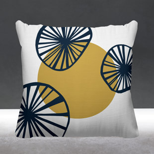 ULLI HOME Evie Abstract Cotton Reversible Pillow Cover