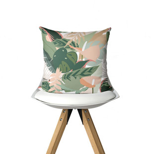ULLI HOME Tamara Floral Cotton Reversible Pillow Cover