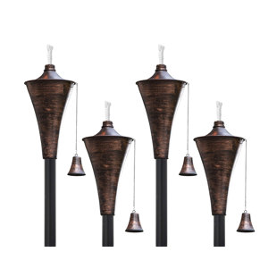 LEGENDS INTERNATIONAL LLC Oahu 52'' Metal Citronella Tiki Torch