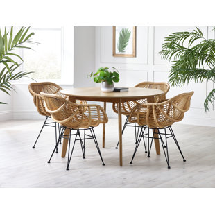 FERNLEAF Trisha 4 - Person Dining Set