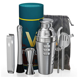 VINEKRAFT Cocktail Making Professional Shaker Set