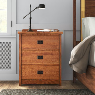 MILLWOOD PINES Linnea 3 Drawer Nightstand