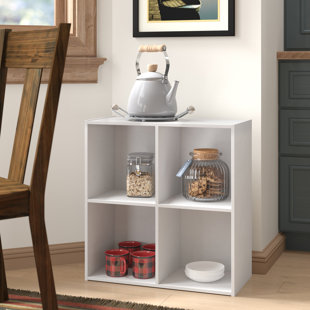 INROOM DESIGNS 4 Cube Organizer Storage Bookcase
