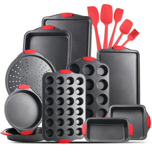 Joytable 15 Piece Non-Stick Carbon Steel Bakeware Set