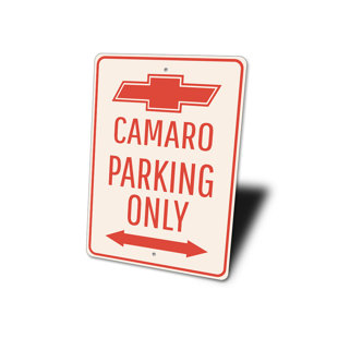 LIZTON SIGN SHOP, INC Camaro Parking Only Aluminum Sign
