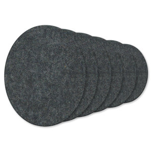 ECOPRIVACY ACOUSTIC Circle Acoustic Felt Panel (Set of 6)