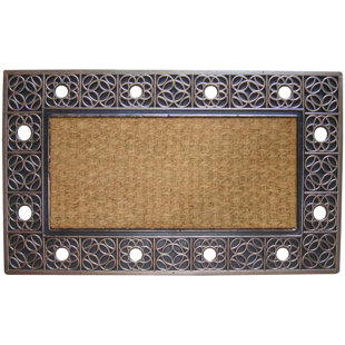 A1 HOME COLLECTIONS LLC Decorative 30 in. x 18 in. Non-Slip Outdoor Door Mat