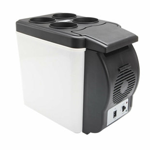 BESTBUY 6L Car Refrigerator, Portable Cooler with Compressor Vehicle Car RV Boat Refrigerator Freezer