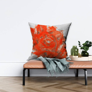 BEGIN EDITION INTERNATIONAL INC. Floral Pillow Cover