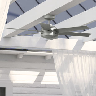 HUNTER FAN 52" Jetty 6 - Blade Outdoor Ceiling Fan with Wall Control