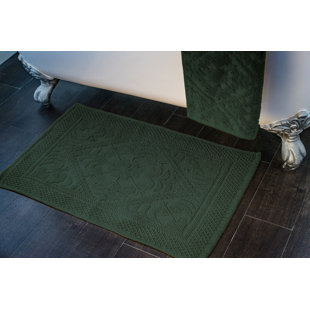 BRAMBLY COTTAGE Castleman Jacquard Damask Bath Mat