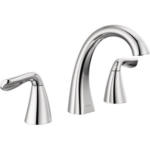 DELTA Arvo Widespread Bathroom Faucet 3 Hole, 2-handle Bathroom Sink Faucet with Drain Assembly