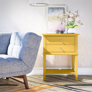 BEACHCREST HOME™ Dmitry 2-Drawer End Table with Storage