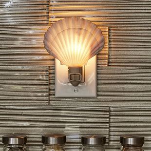 THE SEASHELL COMPANY Irish Deep Seashell LED Night Light