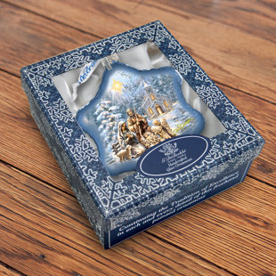 G DEBREKHT Holiday Splendor Glass Animals Holiday Shaped Ornament