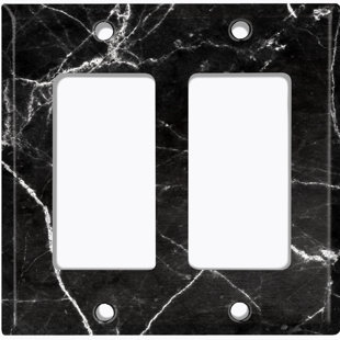 WORLDACC Patterned 2 - Gang Rocker Standard Wall Plate
