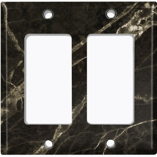 WORLDACC 2-Gang Rocker Wall Plate
