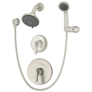 SYMMONS Elm Two Handle Wall Mounted Shower Trim Kit with Hand Shower
