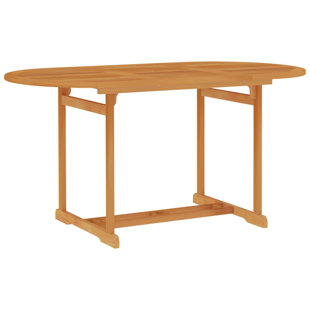 LONGSHORE TIDES Patio Table 70.8"x35.4"x29.5" Solid Teak Wood