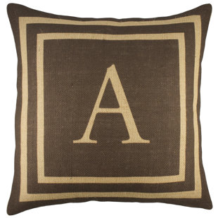 THEWATSONSHOP Monograms Throw Pillow