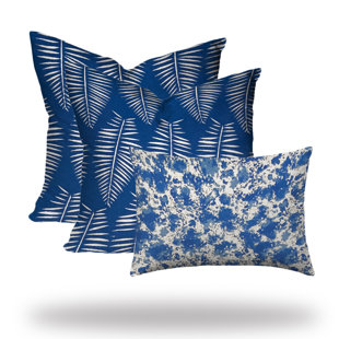 JOITA Coraline Abstract Indoor/Outdoor Throw Pillow