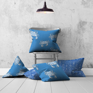 JOITA Holokai Abstract Indoor/Outdoor Throw Pillow