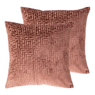 PAOLETTI Geometric Square Throw Cushion (Set of 2)