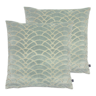ASHLEY WILDE Geometric Square Scatter Cushion Cushion With Filling (Set of 2)