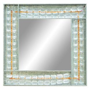 CRESTVIEW COLLECTION Wood Wall Mirror