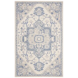 Lauren Ralph Lauren Percy Hand Tufted Ivory / Blue Area Rug