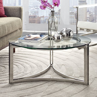 EVE FURNITURE Signet Stainless Steel Coffee Table by Modway