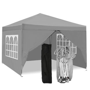 DREAMDWELL HOME 10 Ft. W x 10 Ft. D Metal Pop-Up Canopy