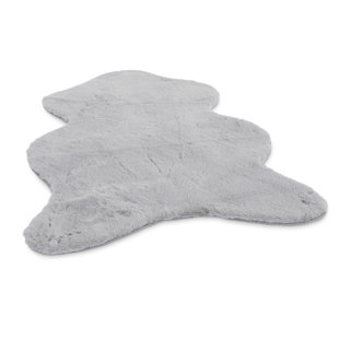 GINO FALCONE Giorgia No Pattern Machine Woven Grey Area Rug