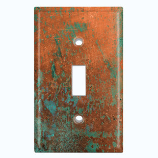 WORLDACC Patterned 1 - Gang Toggle Light Switch Standard Wall Plate
