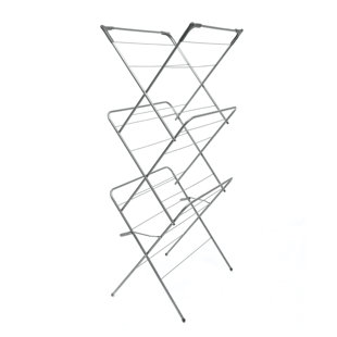 ADDIS HOUSEWARES Essential 3 Tier Concertina Airer Folding Free-Standing Drying Rack